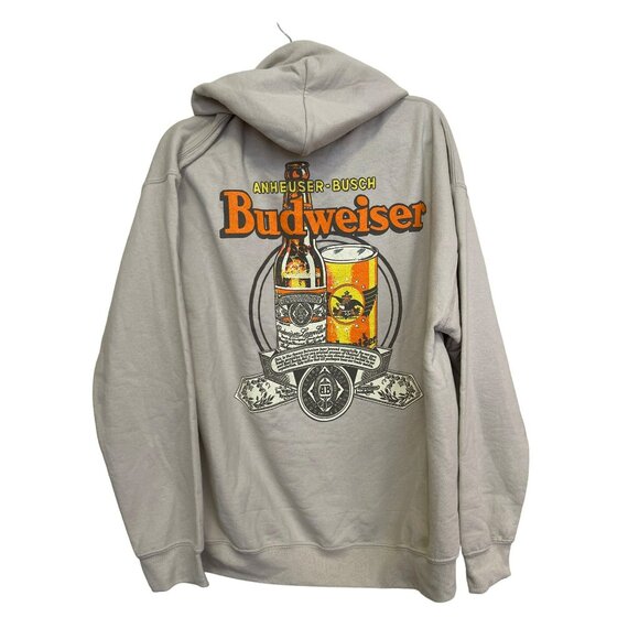 Urban Outfitters Budweiser Hoodie Sweatshirt Sz Medium NEW - Picture 5 of 7